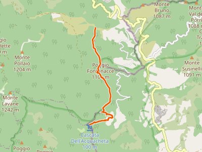 CAI-429 - Percorso CAI 555 - Cascata dell'Acquacheta