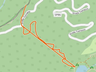 CAI-557 - Lago di Ponte - Percorso CAI 553