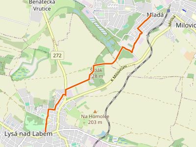 GR - [Ž] Lysá nad Labem - Milovice