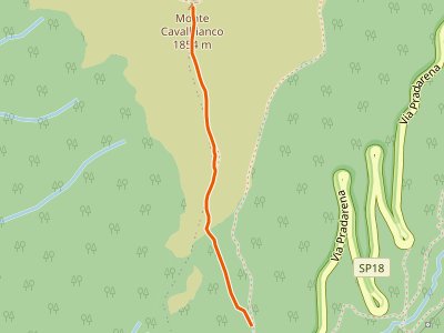 CAI-643A - Percorso 643 - Monte Cavalbianco