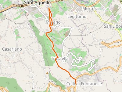 CAI-335 - Stazione Circumvesuviana (S.Agnello) - Punta S.Elia