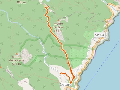 CAI-303B - Cetara - Sella del Monte Falerio
