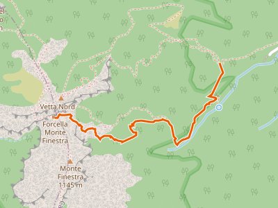 CAI-308A - Incrocio 308 - Incrocio 300 (Forcella di Monte Finestra)