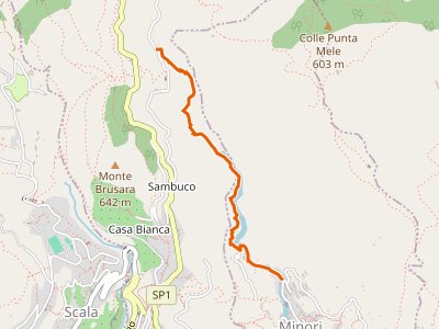 CAI-315F - Loc. Villamena (Minori) - Loc. Sambuco