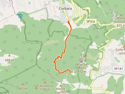 CAI-324 - Località Sala (Corbara) - Incrocio 300 (Vena Scalandrone)