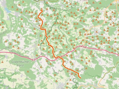 PR - Gelbkreuz (Erzweg Birgland Schlaufe)