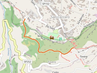 CAI-361B - San Lazzaro (Agerola) - Incrocio 361 - Incrocio 354a