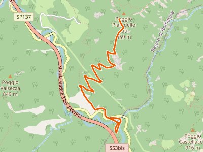 CAI-175 - Castel Dell'Alpe - Poggio Pian delle Riti