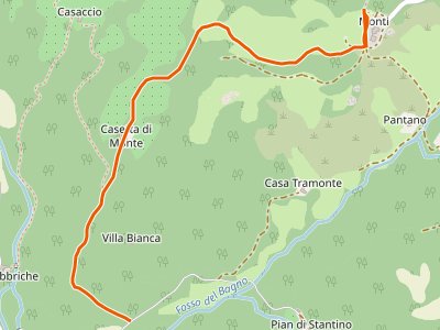 CAI-567A - Percorso CAI 567 - Percorso CAI 569 (I Monti)