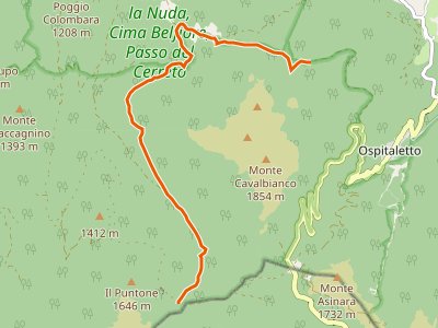 CAI-645 - La Buca - Il Quartiere - Il Bottaccio - Passo di Cavorsella