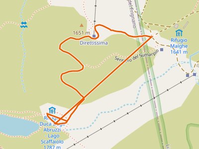 CAI-329 - Cavone - Rif. Duca degli Abruzzi al Lago Scaffaiolo