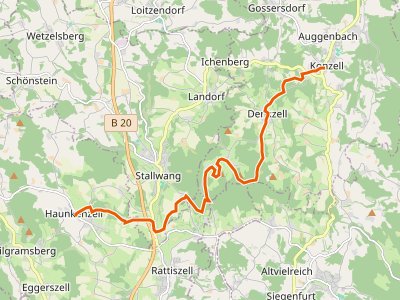 GR - Goldsteig S14 Haunkenzell - Konzell