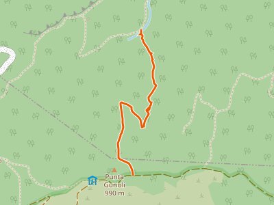 CAI-561 - Lago di Ponte - Percorso CAI 553