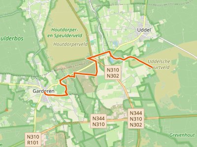 PR-SP16 - Veluwe Zwerfpad - doorsteek 3 - etappe 22
