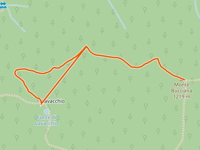 CAI-417B - Fonte di Lavacchio - Monte Bucciana