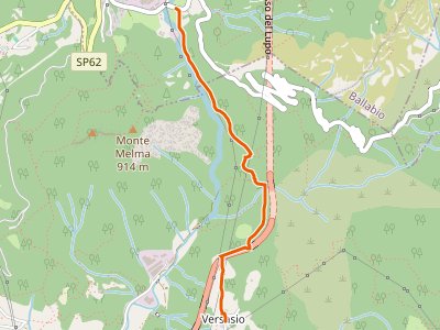 CAI - Sentiero Passo del Lupo