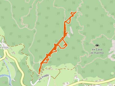 CAI-541 - Chiesa San Rocco (Arsiero) - Ara del Spin (innesto sentiero 542)