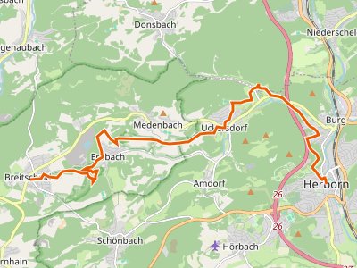 PR-W - Westerwaldsteig Etappe 1 (Herborn–Breitscheid)
