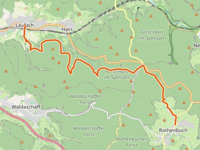 PR - Diepoldspfad - Gebietswanderweg Roter Punkt Laufach - Rothenbuch