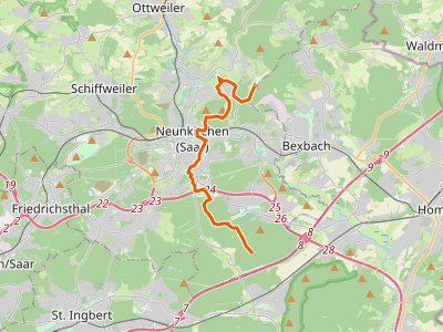 PR - Saar-Westrich-Weg, Pfälzerwald Grün-Weißer Balken #2