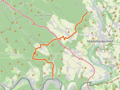 PR - Gebietswanderweg Roter Balken Hafenlohrtal - Hasloch