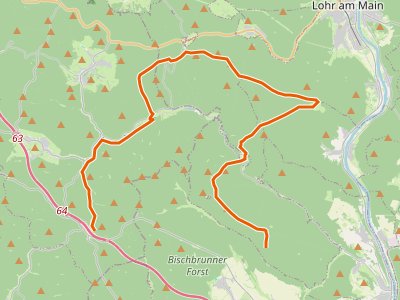 PR - Gebietswanderweg Rotes X - Rohrbrunn - Löwensteinscher Park - Wachenmühlen