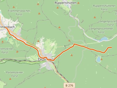 PR - Gebietswanderweg Rotes X, Frammersbach - Partenstein - Langenprozelten Kraftwerk