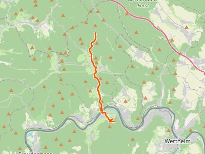 PR - Gebietswanderweg Roter Balken Mondfeld - Altenbuch Dianalust
