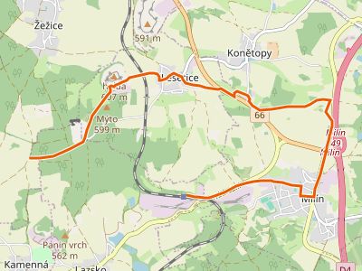 PR-6169 - [Ž] Milín - Pod Vojnou