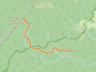 CAI-569 - I Casoni - percorso 567 presso Cagapicchio