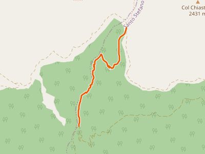 CAI-128 - Costa d'Antola - Valvisdende - Forcella Val Carnia - confine di Stato