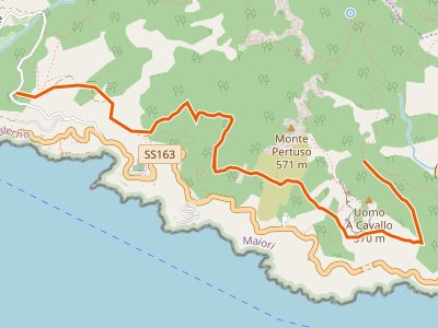 CAI-304 - San Vito (Maiori) - Incrocio 305 (Erchie)