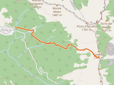 CAI-175 - Vinca - Foce di Giovo