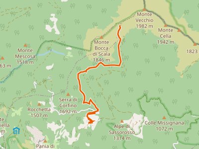 CAI-558 - Corfino - Innesto sentiero 564