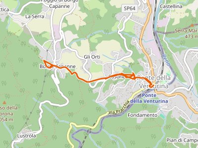 CAI-131 - Ponte della Venturina - Tre Casoni (percorso 101)