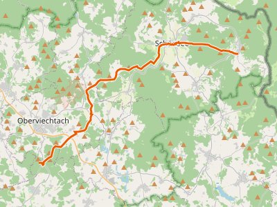 PR - Goldsteig Zuweg Nr.9B Oberviechtach → Stadlern