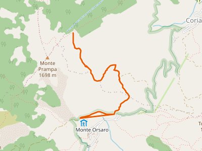 CAI-621B - Rifugio Monteorsaro - Crinale del Prampa