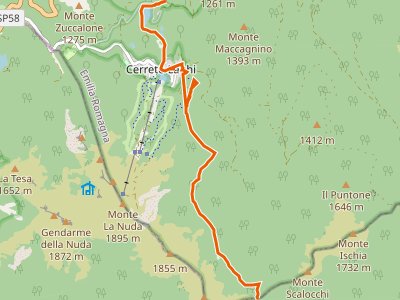CAI-649 - Cerreto Alpi - Passo di Belfiore (sentiero 00)