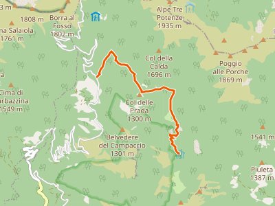 CAI-14 - Rifugio Casentini - Fontana a Troghi