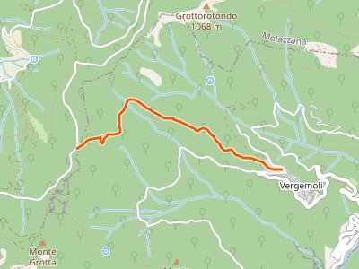 CAI-132 - Vergemoli - Le Rocchette (strada del Piglionico)