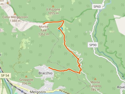 CAI-A54 - A54 - Bracchio - Cappella di Erfo - Monte Faiè