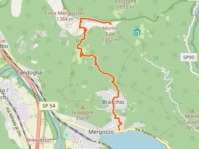 CAI-A52 - A52 - Mergozzo - Bracchio - Vercio - Monte Faiè