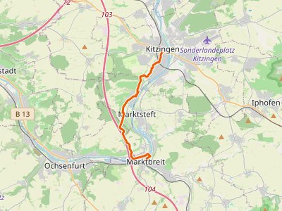 PR - Radroute Kitzingen - Marktbreit