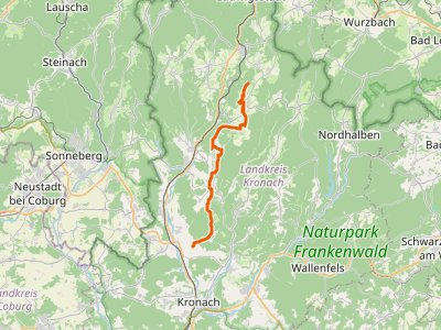 blaues kreuz auf weißem grund - Burgenweg