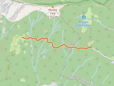 CAI-A52B - A52b - da Vercio a Alpe Ruspesso (Ompio)