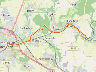 GR-LW - Lahnwanderweg - 15. Etappe Villmar-Limburg