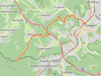 PR-X11 - X11 Lenne-Sieg-Weg Siegen