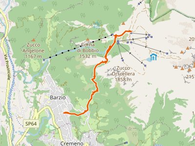 CAI-S1 - Vallicello - Piani di Bobbio (Chiesa)