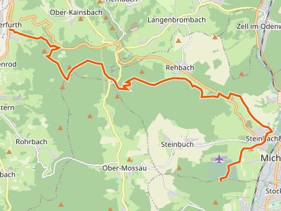 GR - Hugenotten- und Waldenserpfad, Etappe Erbach(Odenwald) - Beerfurth