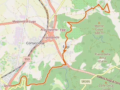 CAI-419 - Sentiero degli Ulivi – tratto Spoleto Trevi